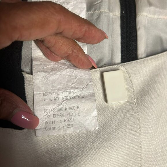 HOLD - Vintage Thierry Mugler Black & White Colorblock Dress Size 44 (Size 10) - Picture 10 of 14